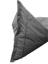 Chilly pilley Cuscino da giardino Milos, da sdraiarsi e sedersi, impermeabile, 100 x 200 cm, colore: grigio