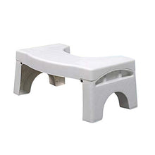 Sgabello WC Pieghevole | Sgabello da Toilette accovacciato per Bambini e Adulti | Carico Massimo 100 kg Pouf da Cucina per Bagno