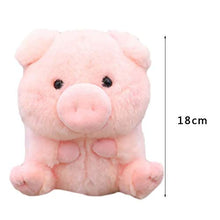 JUNGEN Bambole di Peluche Orsacchiotto di Peluche Rosa Porcellino Cuscino Peluche Animale Schienale Divano Letto Decorativo