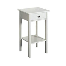 Steens 3740010050000F Comodino Tromso, Legno, Bianco