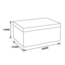 Minmin Cigar Box Small Luxury Car portatile Idratante Cigar Box, 260x225x110mm accessori del sigaro (Size : 260x225x110mm)