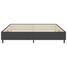 FAMIROSA Letto a Molle Grigio Scuro in Tessuto 200x200 cm-4797