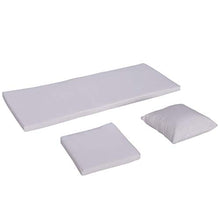 Set Salotto da Giardino in Rattan 2 Divani Angolari Tavolino 2 Sgabelli Miozzi Grigio