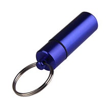 BGSFF Portapillole da Viaggio 1pc Custodia Impermeabile per portapillole Contenitore Capsula per Bottiglia Portachiavi Viaggio per Esterni Sigillo Portatile Portapillole Portapillole (Co
