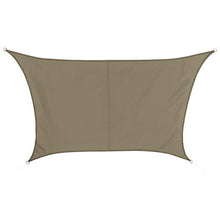 BB Sport Tenda Velo Sole Trapezio 3m / 4m x 3m Cappuccino Vela Sole Ombreggiante 100% PES Protezione Solare UV 30+ Parasole Giardino Esterni