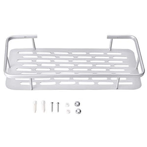 HERCHR Mensola portaoggetti da Bagno a Parete, Supporto Doccia in Alluminio per Accessori Cucina Bagno