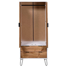 Armadio New York Range bianco legno di pino chiaro