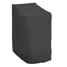 Beenle-Icey Fodera protettiva per sedia da giardino Oxford 420D impermeabile per proteggere sedie da vento / raggi UV / polvere / foglie 114 x 85 x 65 cm (nero)