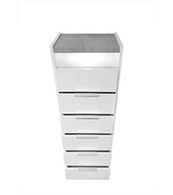 Stilprojectstore Settimino 6 Cassetti - Full - Bianco Opaco/Cemento