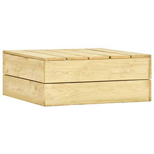Tavolo da Giardino 75x75x31 cm in Legno di Pino Impregnato