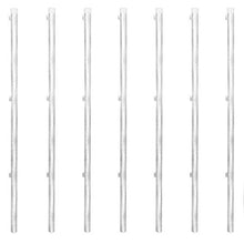HUANGDANSP Recinzione in Rete con Pali in Acciaio Zincato 15x1 m Argento Articoli di ferramenta Barriere e recinzioni Pannelli per recinzioni