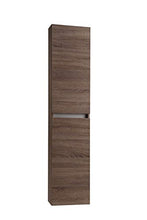 tft Mobile da Bagno a Colonna 2 Ante in Melaminico 35x18x160cm Ibiza Tabacco Scuro
