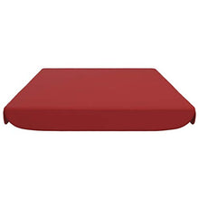VidaXL - Tetto di ricambio per altalena da giardino, 192 x 147 cm, colore: Bordeaux