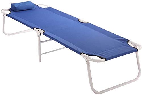 GAOFQ Lettino Prendisole Sedie da Giardino Divano Letto Pieghevole, Home Reclinabile Ufficio Letto per pisolino Multifunzionale Semplice Letto Siesta Lettino da Campo Portatile Sgabello