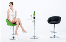 WLABCD Bar Sgabelli Bar Sgabello,Barbiere Sedia,Contatore Sedia,Adatto per Cenare Soggiorno/Cucina,Spugna Avvolgere Posto a Sedere Rotante Sollevamento Regolabile Base Sicurezza S