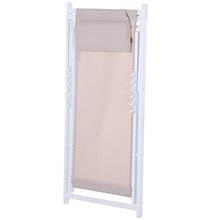 Outsunny Set 2 Sedie Poltrona Sdraio da Esterni, Pieghevoli e Reclinabili, in Alluminio, Bianco, 96.4 x 58 x 91.5cm