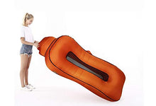 HongTeng Divani Il Materasso Gonfiabile di Campeggio all'aperto della Spiaggia all'aperto del sofà del Letto Gonfiabile del sofà ha Piegato Il Portatile 190 × 80 × 50cm (Color : Brown)
