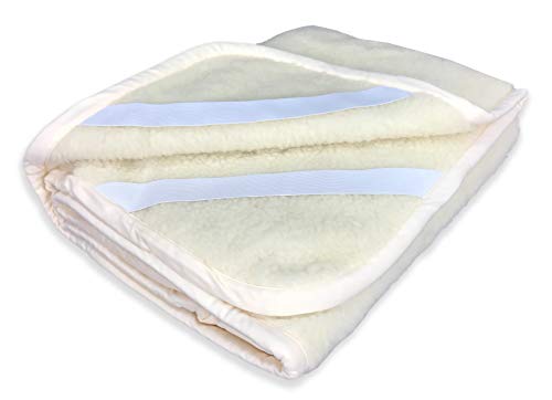 tex family COPRIMATERASSO Mary in Vera Lana Merinos 1000 gr. - 2 PIAZZE