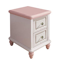Comodini Comodino da Letto Mini Comodino Ad Angolo Comodino Slim Cabinet Cassetti Blocchetto for Stoccaggio del Comodino Camera da Letto (Color : Pink, Size : 38 * 35 * 53cm)