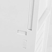 Bagno Colonna Armadio Ripiano Doccia Armadio Portaoggetti Armadietto WC, 1 Porta e 1 Cassetto, 80 x 15,5 x 15,5 cm