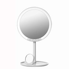 Makeup mirror Specchio per Il Trucco Desktop Desktop Portatile Pieghevole Ragazza dormitorio medicazione Trucco Luce Diurna LED Grande Specchio con Specchio per Il Trucco Leggero