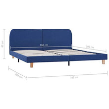 SKM Giroletto Blu in Tessuto 160x200 cm (26.75kg) Blu-0879