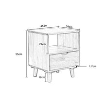 XiuHUa Comodino in Legno massello Nordic Simple Modern Mini Child Storage Locker Camera Semplice Pine Side Cabinet Mobili da Camera da Letto