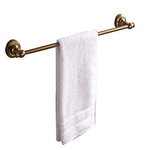 WDGNY Mensola Bagno Singola Asta Asciugamano Rack Oro Spazio Alluminio Bagno Asciugamano Rack 60 cm Mensola Fissato A Parete Punch Installazione 0720