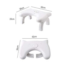 XuZeLii Sgabello da Toilette Accovacciato Folding igienici Sgabello Sgabello costipazione Squatting Sgabello ispessite Bambino Donne Incinte Bagno Piede Stool Adatto per WC