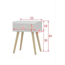 YSNUK Comodino Comodino Comodino in Legno con Cassettiera Armadietto Decorazione Domestica (Color : White)