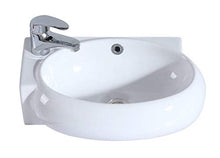 Eridanus Serie Orson, Lavabo di Ceramica Bianco Lusso Lavandino Lavello Lavamano Lavabo da Appoggio Tondo Ovale Rettangolare Quadrato Bacinella Lavandino Lavello per Bagno Casa Bidet Lavabo