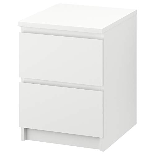 IKEA MALM Cassettiera 2 cassetti bianco