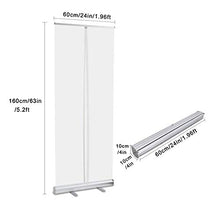 Topniu. □ Per Business □ Schermi Schermi Startnel Start Sneeze Porto Roll Up Banner Starment Sneeze Guardia per contatore con banner regolabile Stand per Office Salons Cliniche, Negozi Ristoranti