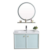 NgMik Cabinet Specchio Lavabo Cabinet per bagni in Ceramica del Bacino del Bagno del Bacino del Bacino del Bacino del Bagno Facile da Pulire (Color : Gray, Size : 48x81x53cm)