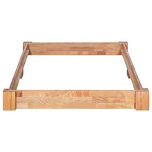 BIGTO - Struttura per letto in legno di rovere massiccio, per camera da letto, 120 x 200 cm