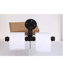 WMY Appendiabiti per Appendiabiti da Parete Industriale per Montaggio a Parete, Appendiabiti per Tubi, Appendiabiti, Dimensioni Lunghe, Nero