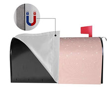 Elegante pizzo bianco floreale e coriandoli design unico progettato cassetta delle poste, copertura per cassetta postale per giardino, giardino, cortile, dimensioni standard 53 x 45 cm