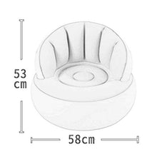 MeiMei Divano per Bambini Divano per Il Tempo Libero Divano Letto Gonfiabile per Il Tempo Libero (Color : Blue)