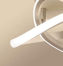 Osairous Plafoniera a LED, Lampada da soffitto in acrilico 22W, Plafoniera dimmerabile 3000K / 4000K / 6000K per Cucina, Soggiorno, Camera da letto, Diametro 24 cm