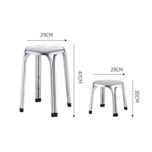 Juudoiie Sgabello perforato in acciaio inox Sgabello rotondo Sgabello per la casa Sgabello da pranzo Metallo metallico metallico Sgabello Sgabello Sgabello Sgabello esterno Sgabello perforato Sgabello