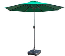 SHANCL Ombrellone Ombrelloni Portatili 9' Patio/Giardino Ombrello con Crank, Perfetti for Outdoor Yard, Beach Commercial Mercato Event (Color : DarGreen)