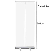 JMAR Schermo Banner Pull-up Trasparente, Schermo Divisorio Anti-Caduta 80x200cm in Plastica PVC Trasparente Ad Alta Definizione Retrattile Banner