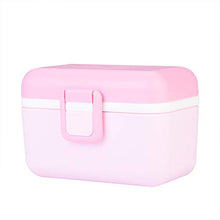 DAUERHAFT Scatola portaoggetti, ripetutamente e Resistente, per conservare Latte in Polvere, Frutta e Caramelle, Contenitore per Latte in Polvere(Pink)