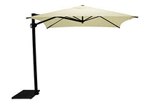Maffei Art 137q Kronos ombrellone Laterale Quadrato cm 250x250, Tessuto PolyMa. Made in Italy. Colore Ecru