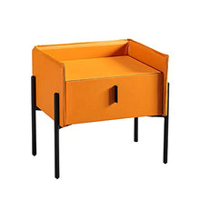 Comodino, con Cassetti Comodino Portaoggetti in Metallo, per Camera da Letto/Soggiorno/Corridoio