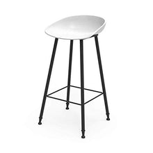 LWW Sedie, Iron Bar Chair Sgabello Alto Pp Sedile Soggiorno contatore sedia del ristorante Tempo libero Non Slip-Rinforzo tavolo e sedia pratica,Height65cm