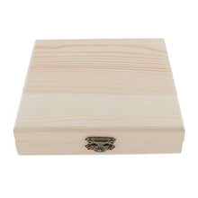 Fenteer Piccola Cassa di Legno/Portagioie in Legno/Arte Artigianale per Decoupage Non Verniciata