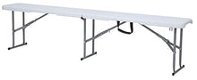 giordano shop Panca Pieghevole per Catering 183x28x43 cm in Polietilene Bianca