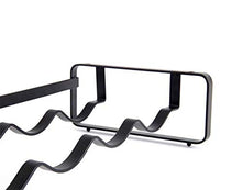LHQ-HQ Wine Rack Ferro Vino Rack Decorazioni Bottiglia Domestica Rack Semplice Nero Stile Europeo