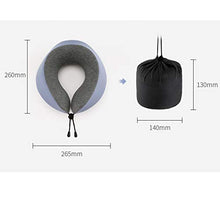 Cuscino per il collo per il cuscino da viaggio regolabile per via aereo per memory schiuma Sleep-Soft Poggiatesta con supporto per il collo-Master di Comfort di volo, cuscino per seggiolino auto